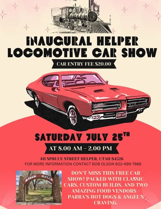 Inaugural Helper Locomotive Car Show