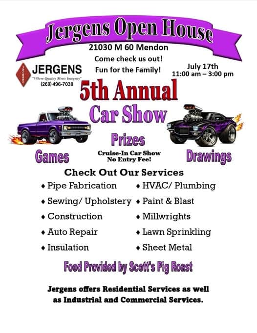 Jergens Open House 5th Annual Car Show
