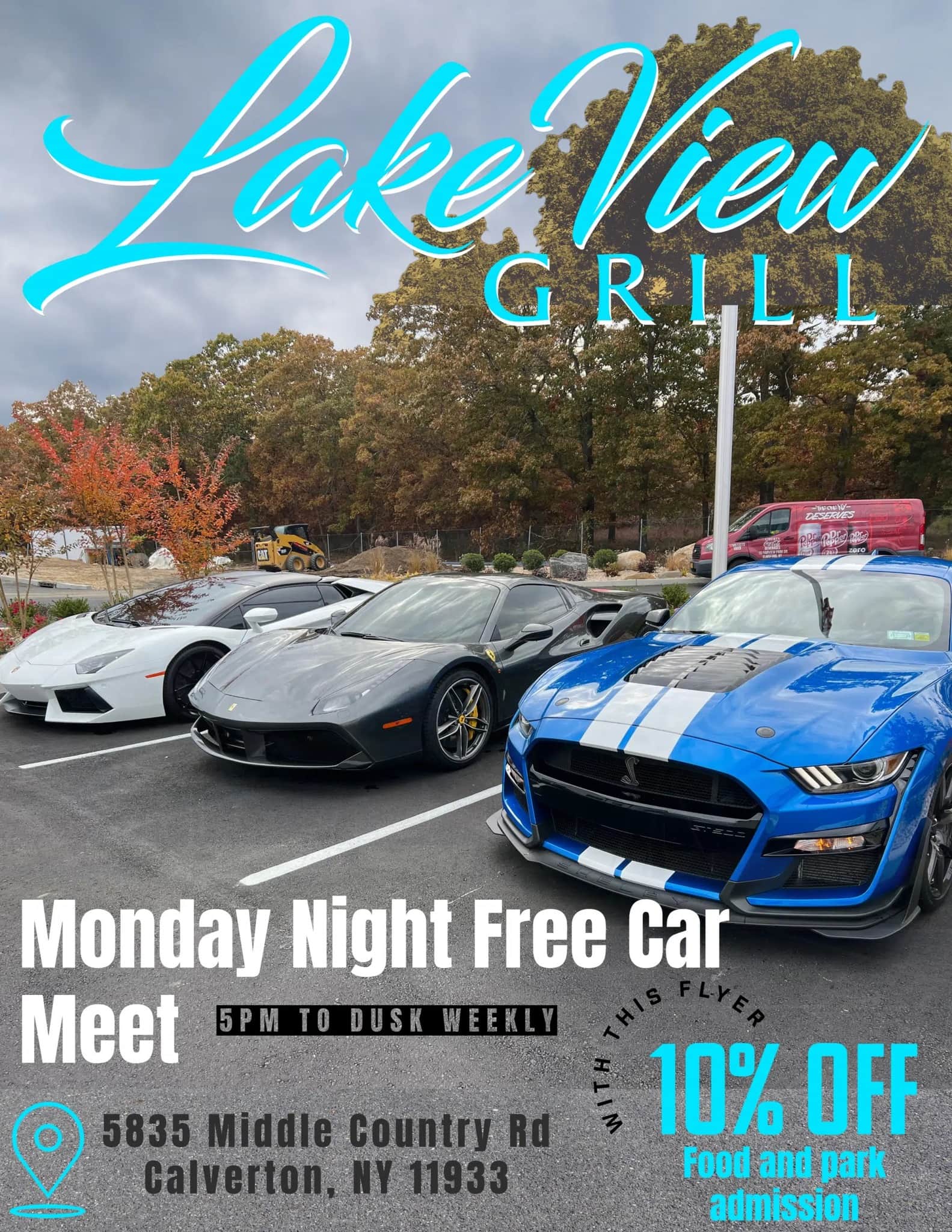 Lake View Grill Monday Night Free Car Meet