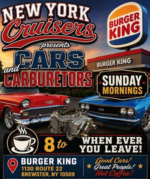 New York Cruisers Presents Cars And Carburetors