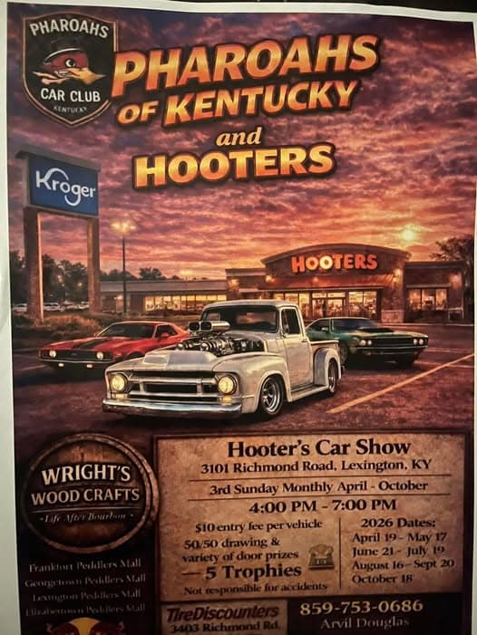 Pharaohs of Kentucky Hooter’s Car Show