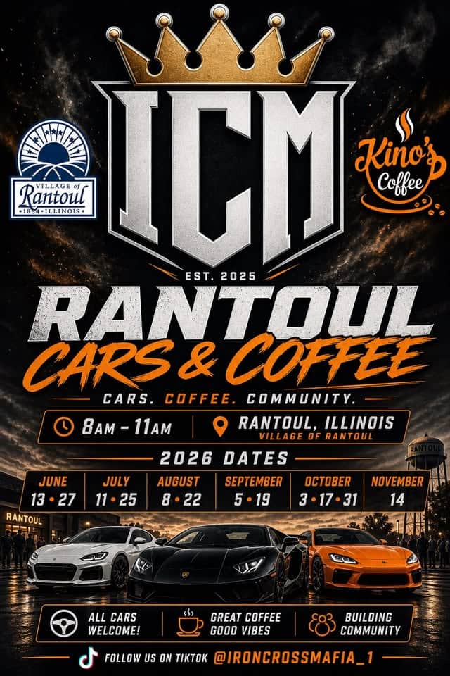 Rantoul Cars and Coffee @kinoscoffee