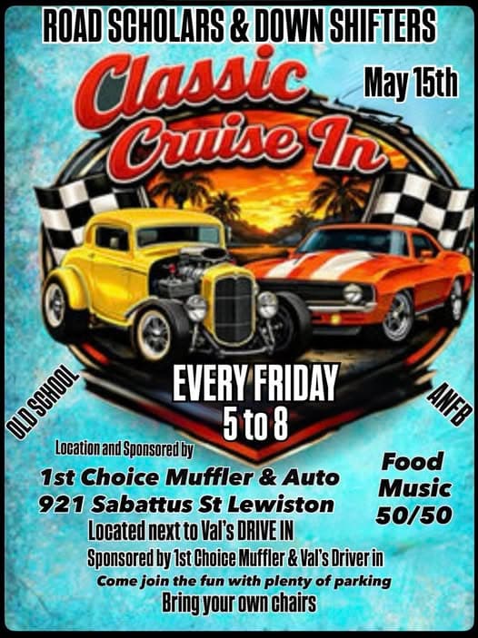 Road Scholars & Down Shifters Classic Cruise IN