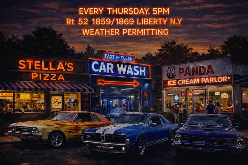 Stella’s Pizza Car Wash Panda Ice Cream Parlor Every Thursday