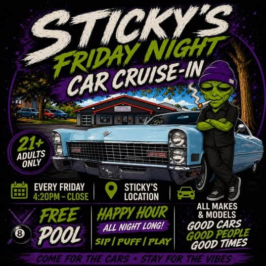 Sticky’s Friday Night Car Cruise-IN