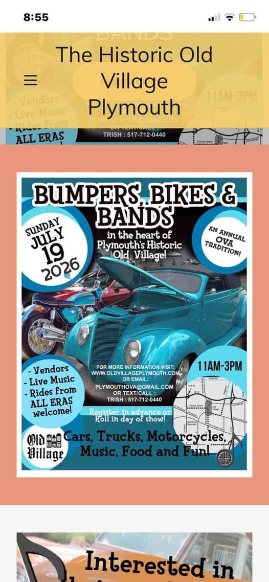 The Historic Old Village Bumpers, Bikes & Bands