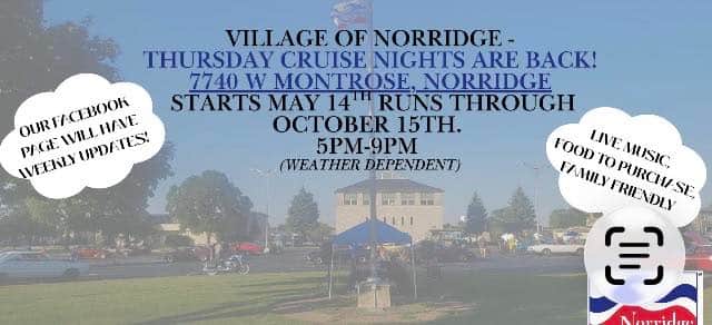 Village Of Norridge – Thursday Cruise Nights Are Back!