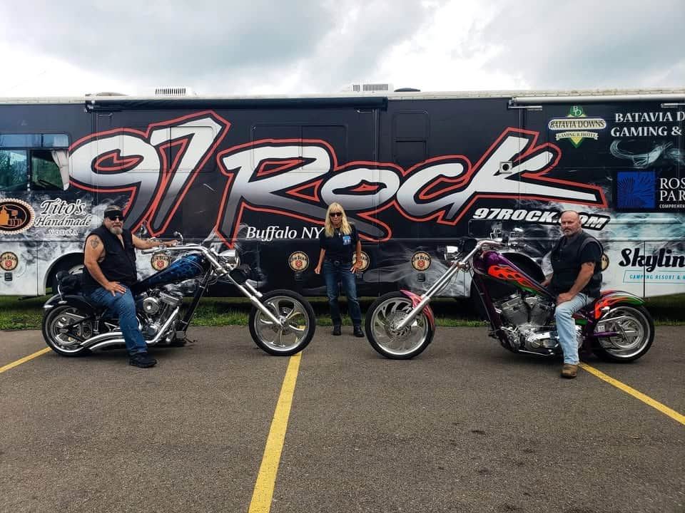 97 Rock Friday Bike Night at Hilltop Inn and Grove