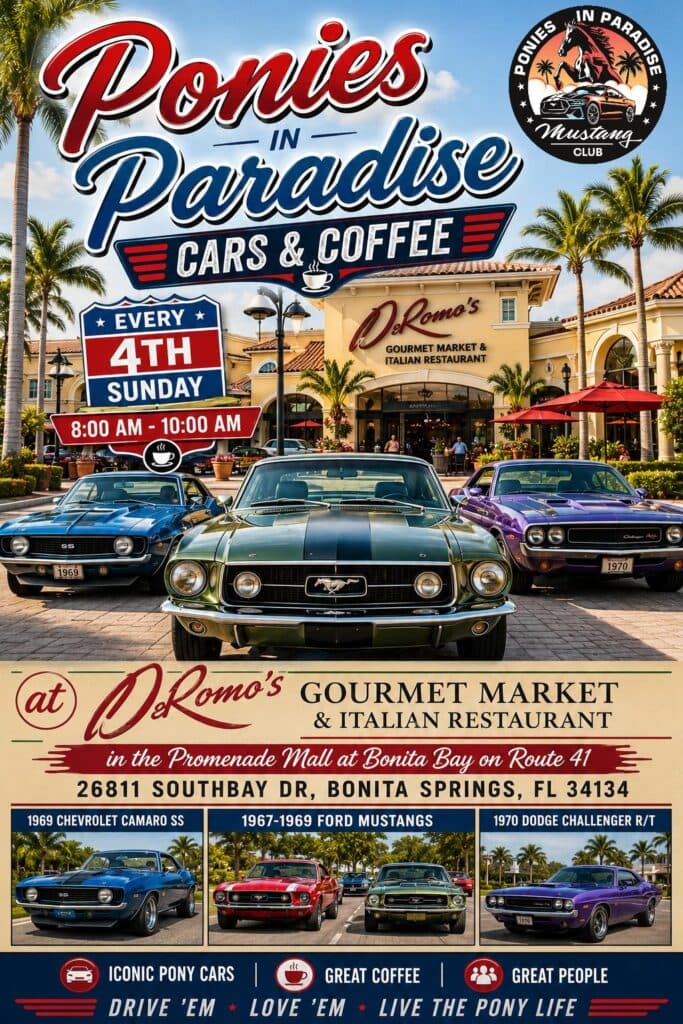Ponies in Paradise Cars & Coffee