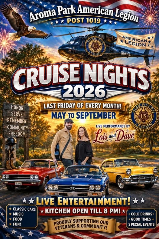 Aroma Park American Legion Post 1019 Cruise Nights