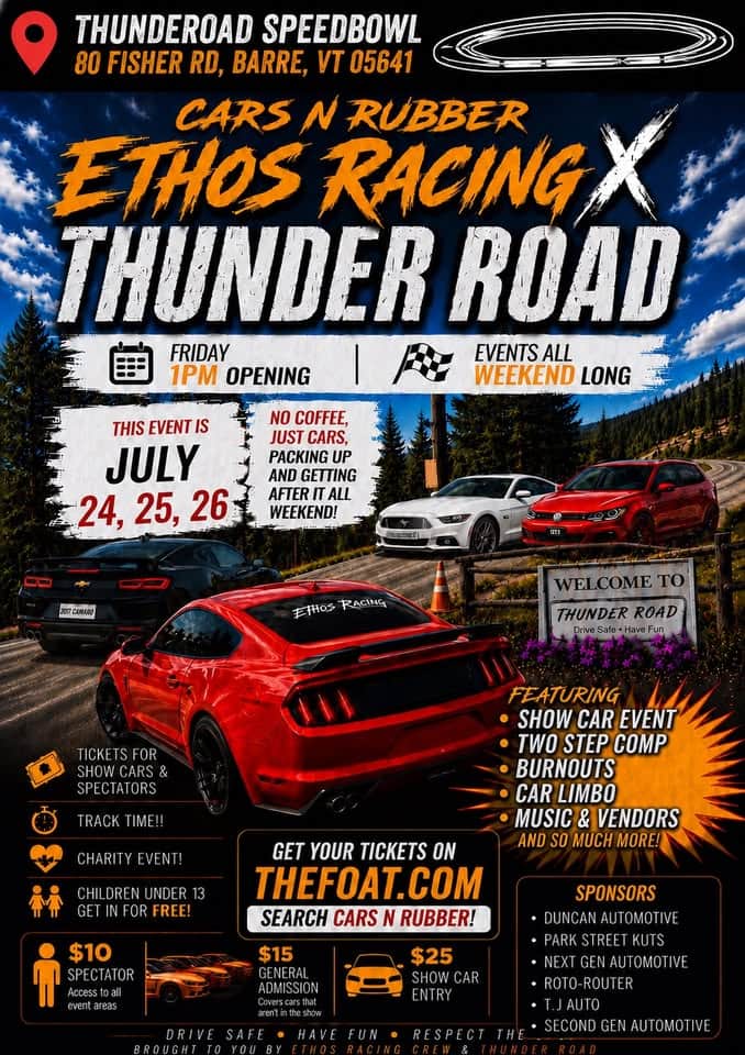 Cars N Rubber Ethos Racing X Thunder Road