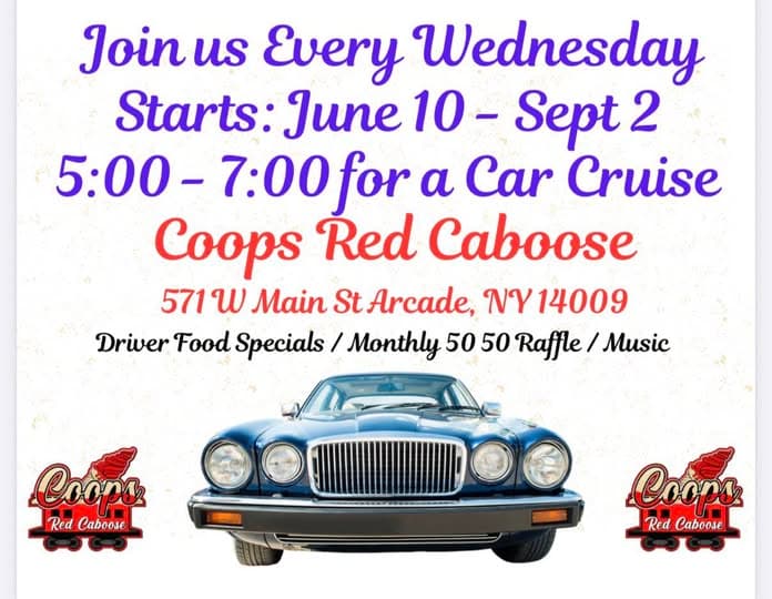 Coops Red Caboose Car Cruise