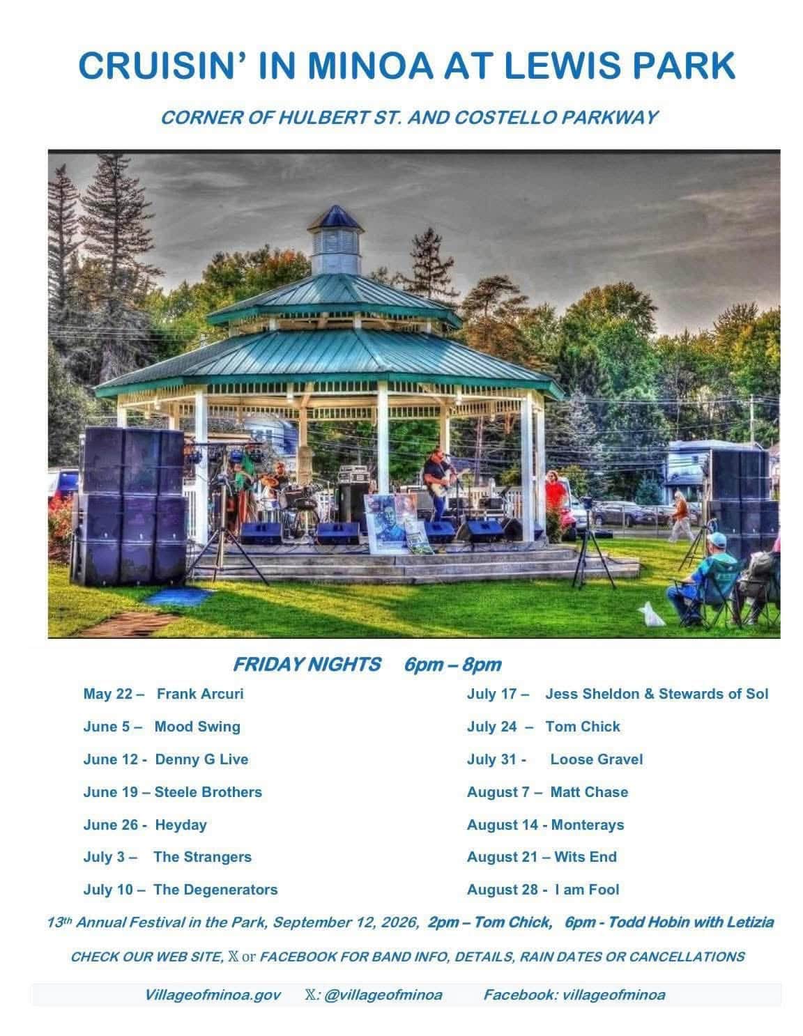 Cruisin’ in Minoa at Lewis Park