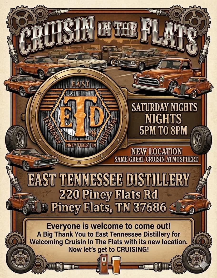 East Tennessee Distillery Cruisin in the Flats