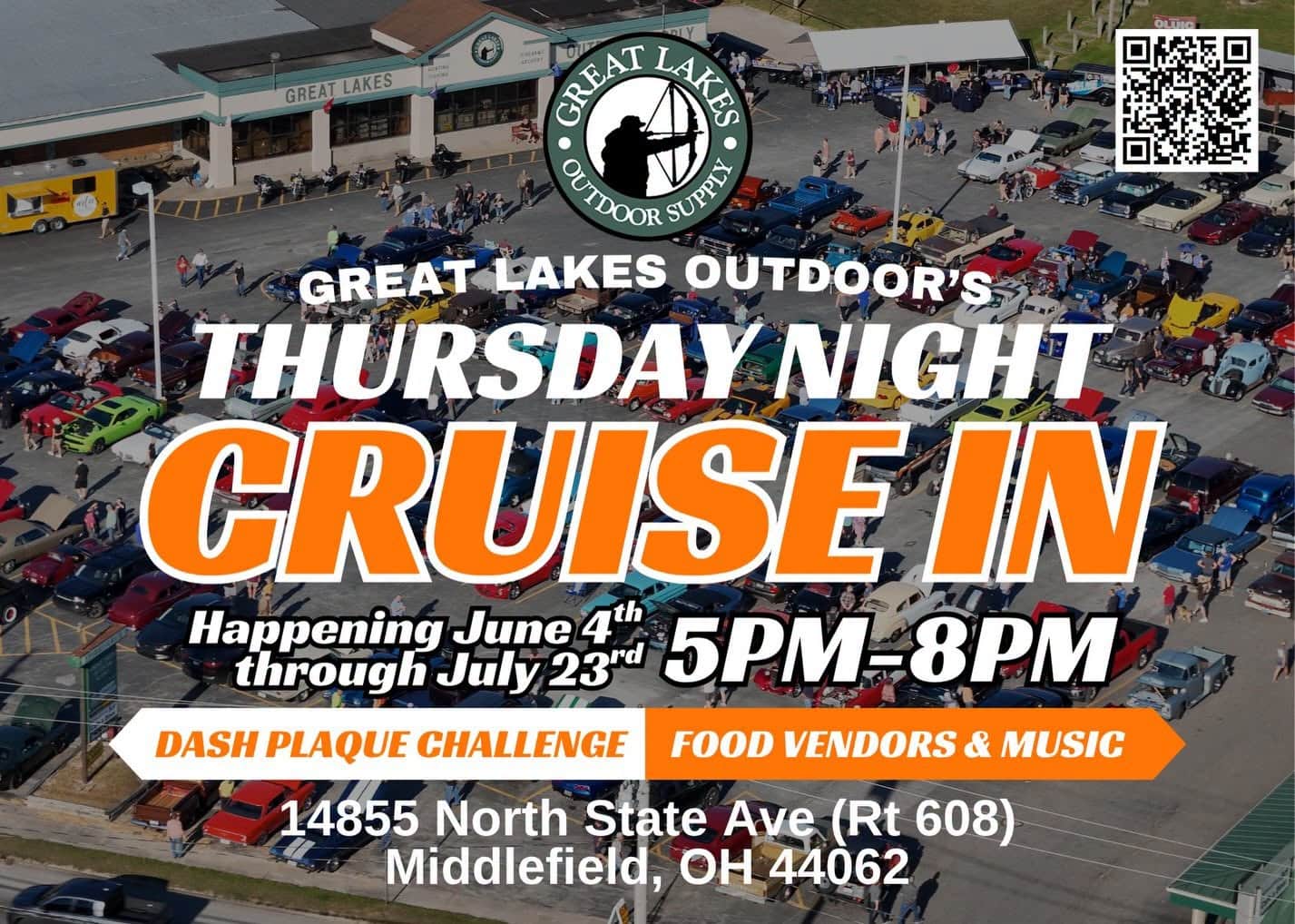 Great Lakes Outdoor Thursday Night Cruise In