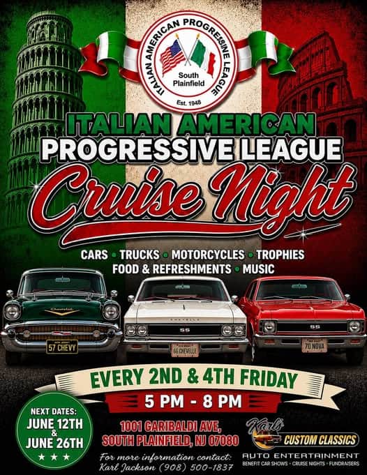Italian American Progressive League Cruise Night
