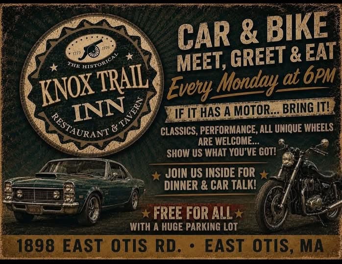 Knox Trail Inn Car & Bike Meet, Greet & Eat