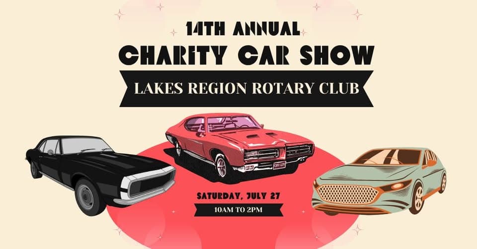 Lakes Region Rotary Club 14th Annual Charity Car Show