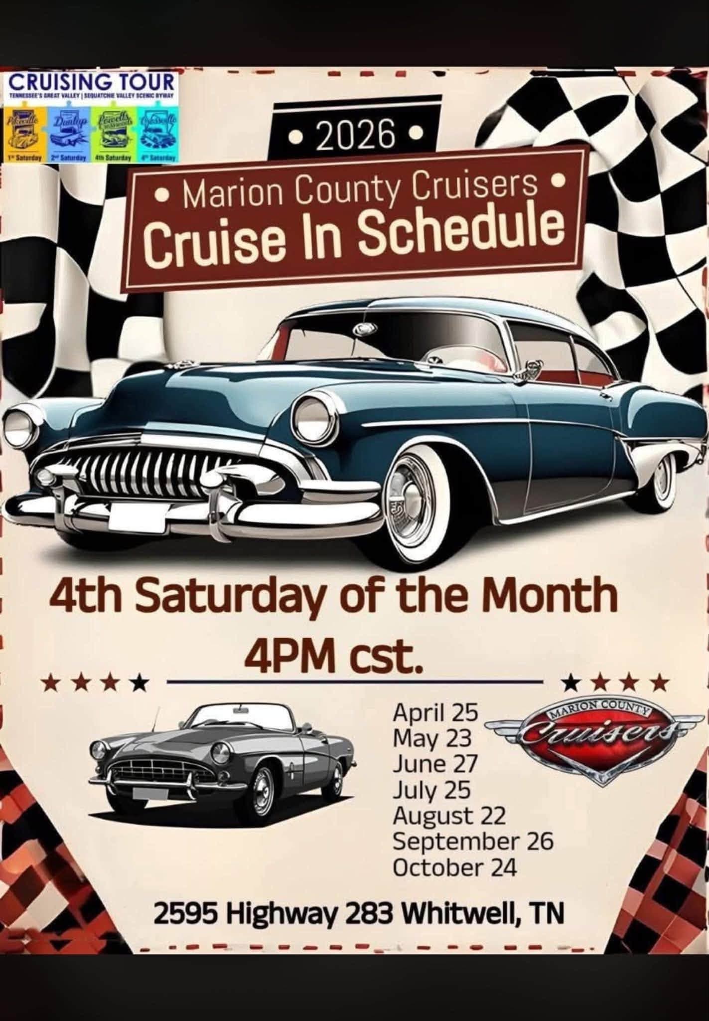 Marion County Cruisers Cruise in