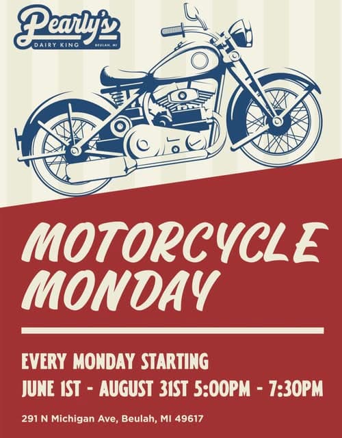 Pearly’s Dairy King Motorcycle Monday