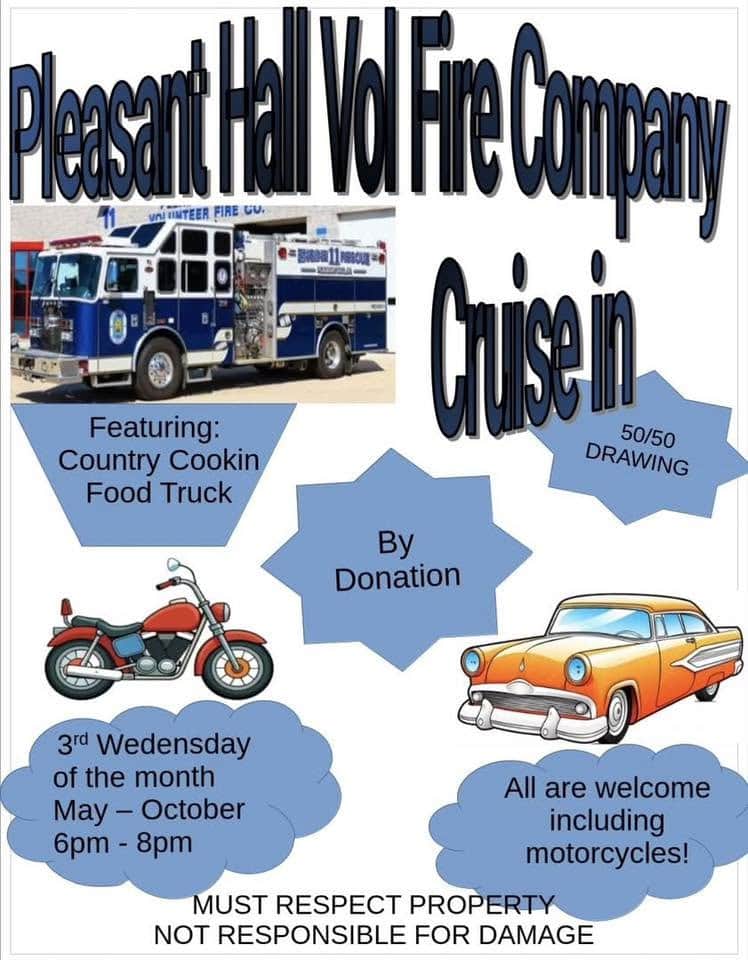 Pleasant Hall Vol Fire Company Cruise In