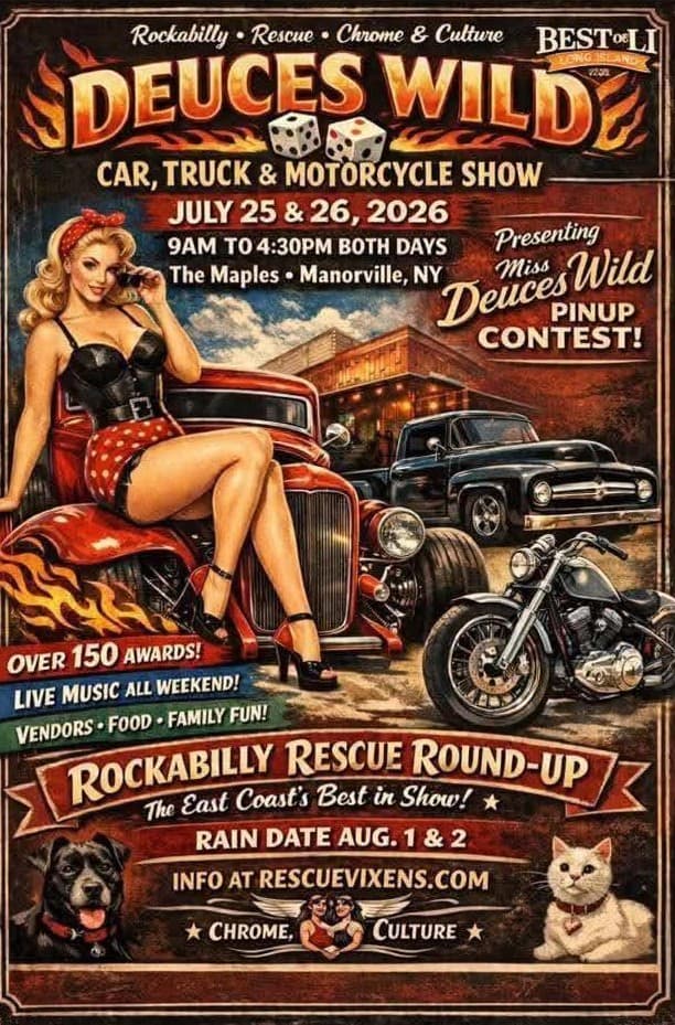 Rockabilly Rescue Deuces Wild Car, Truck & Motorcycle Show
