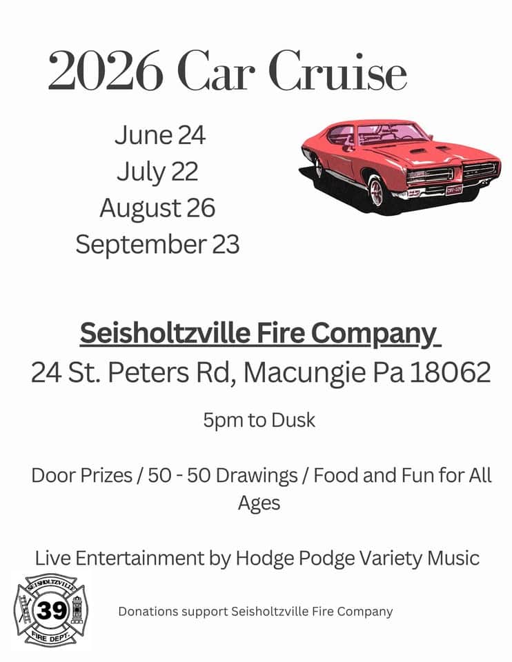 Seisholtzville Fire Company 2026 Car Cruise