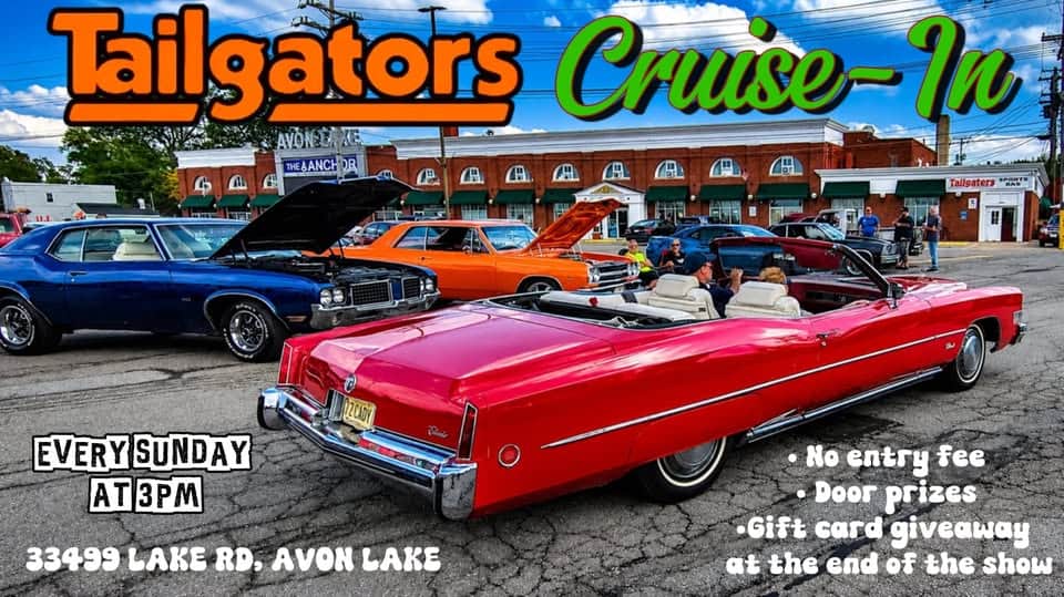 Tailgators Sports Bar Weekly Cruise-In
