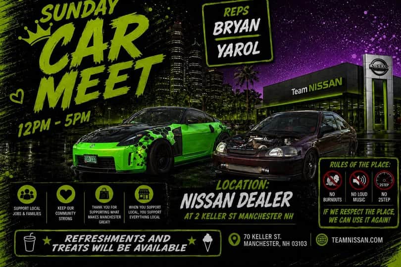 Team Nissan Sunday Car Meet