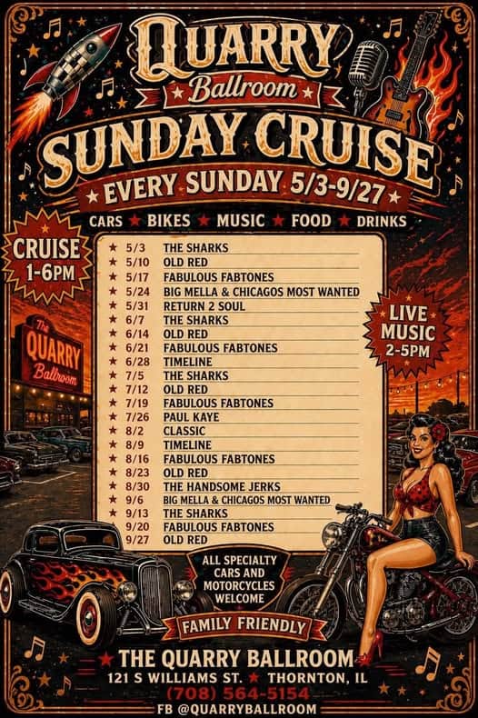 The Quarry Ballroom Sunday Cruise