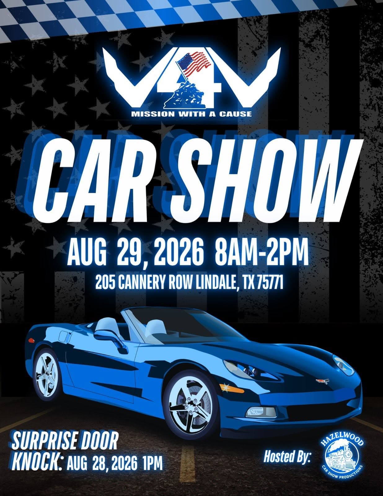 V4 Mission With A Cause Car Show