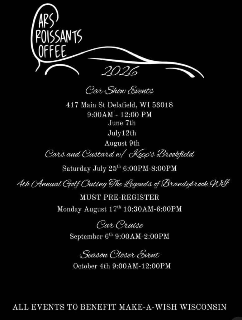Cars Croissants & Coffee Car Show Events