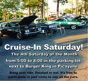 Burger King Picayune Cruise-In Saturday