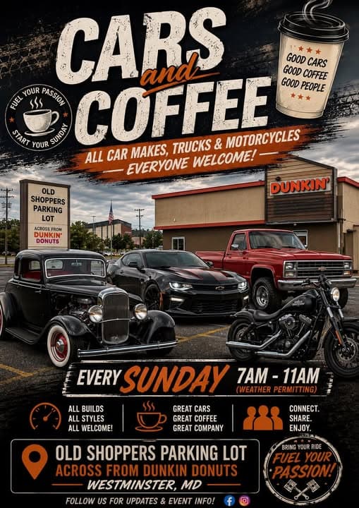 Dunkin’ Cars & Coffee Westminster