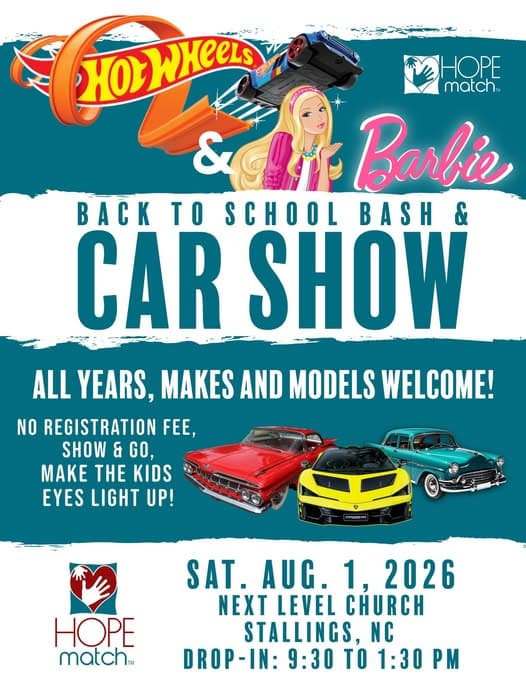 Hot Wheels & Barbie Back to School Bash Car Show