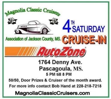 Magnolia Classic Cruisers 4th Saturday Cruise-In