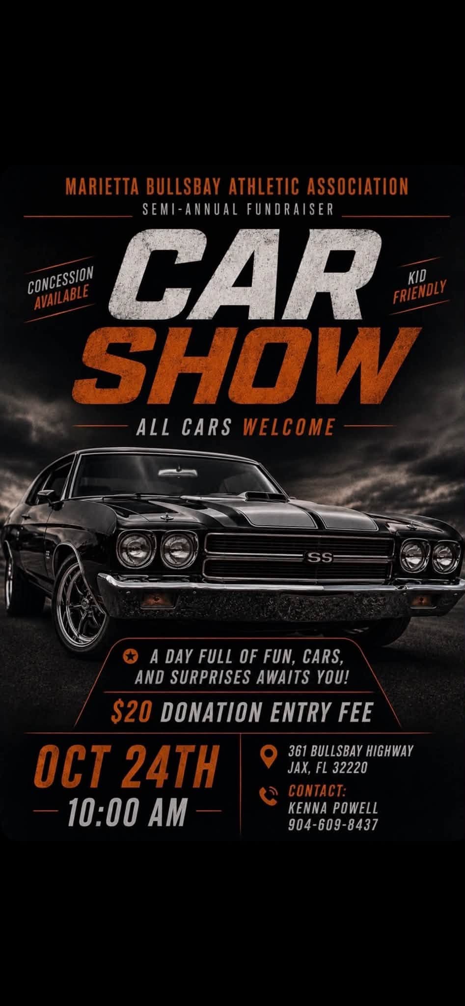 Marietta Bullsbay Athletic Association Car Show