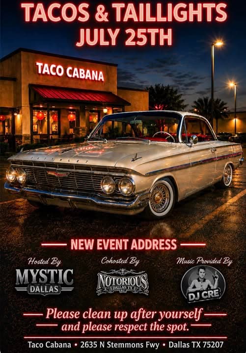 Mystic Dallas Tacos & Taillights