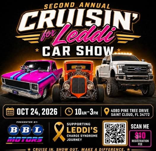Second Annual Cruisin’ for Leddi Car Show