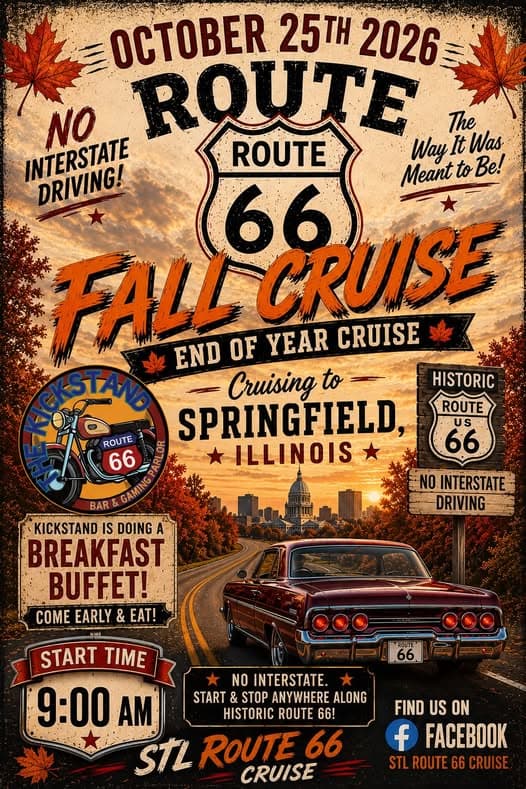 STL Route 66 Cruise Fall Cruise