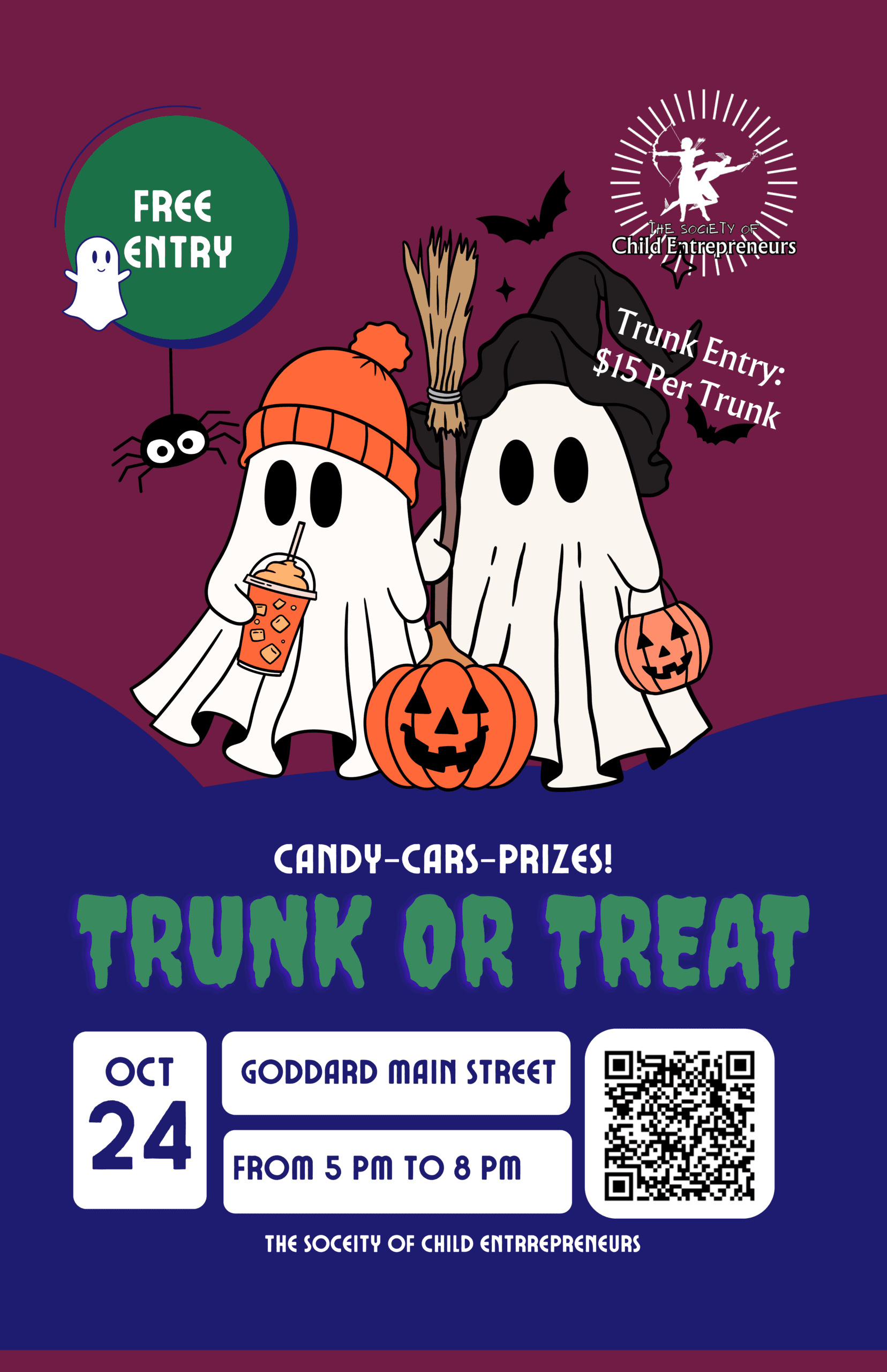 The Society of Child Entrepreneurs Trunk or Treat