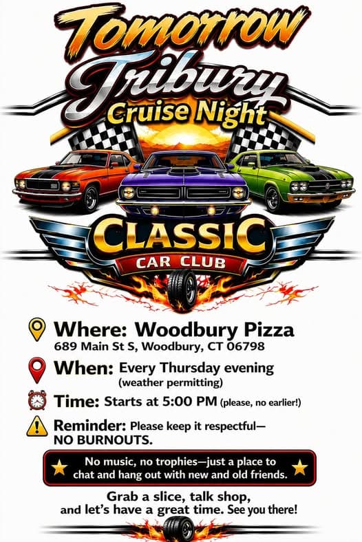 Tribury Classic Car Club Cruise Night