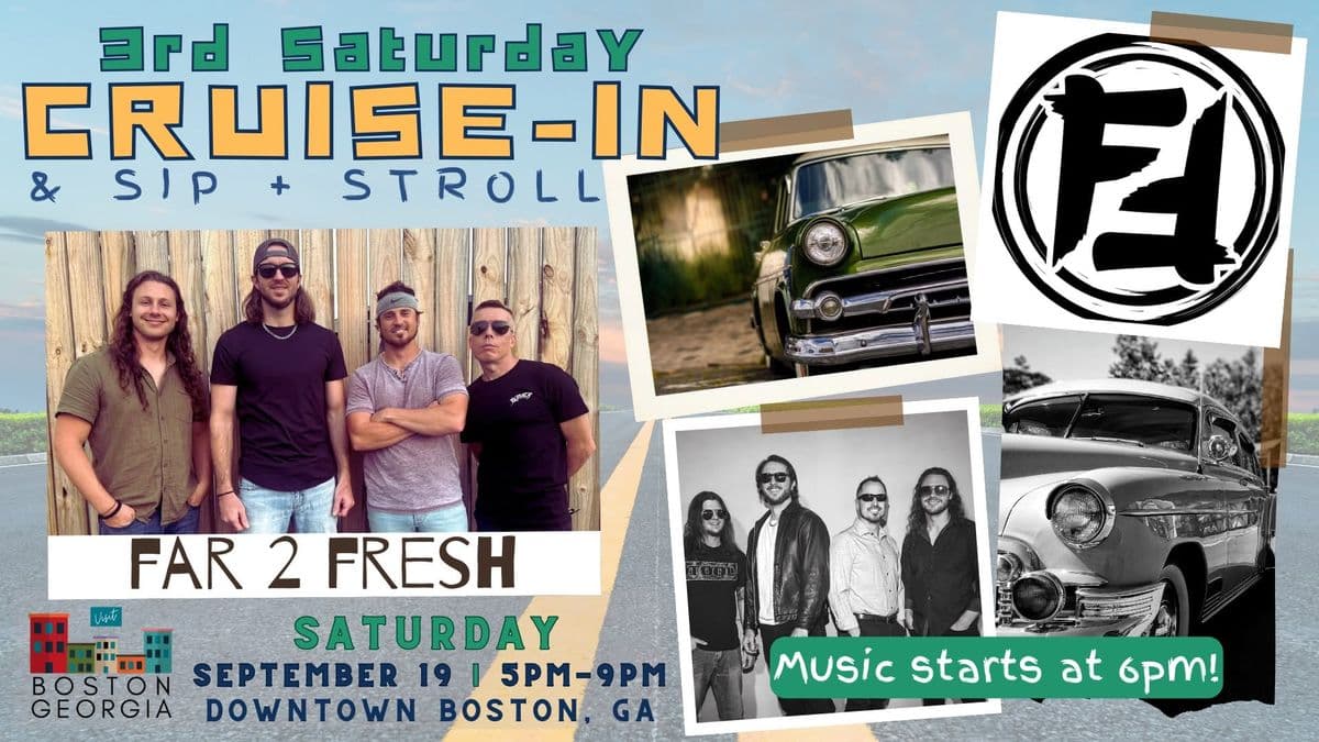 3rd Saturday Cruise-In & Sip + Stroll