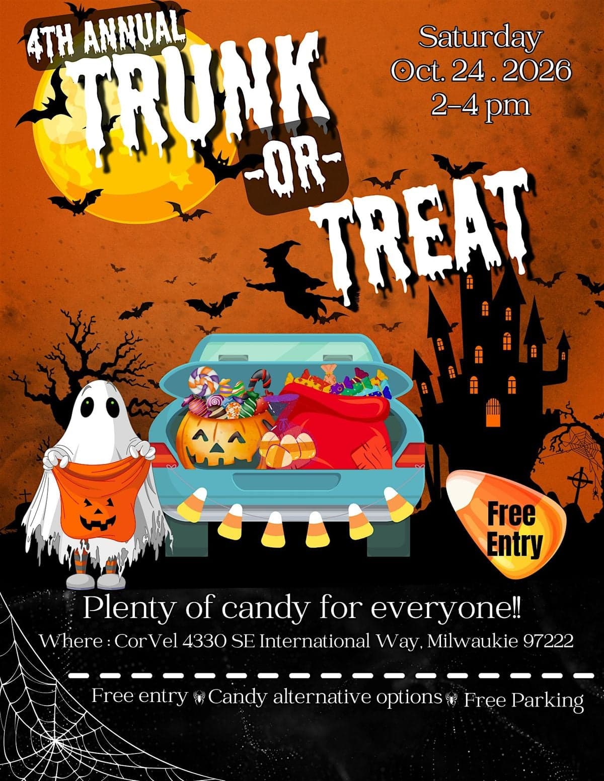 4th Annual Trunk or Treat at Corvel
