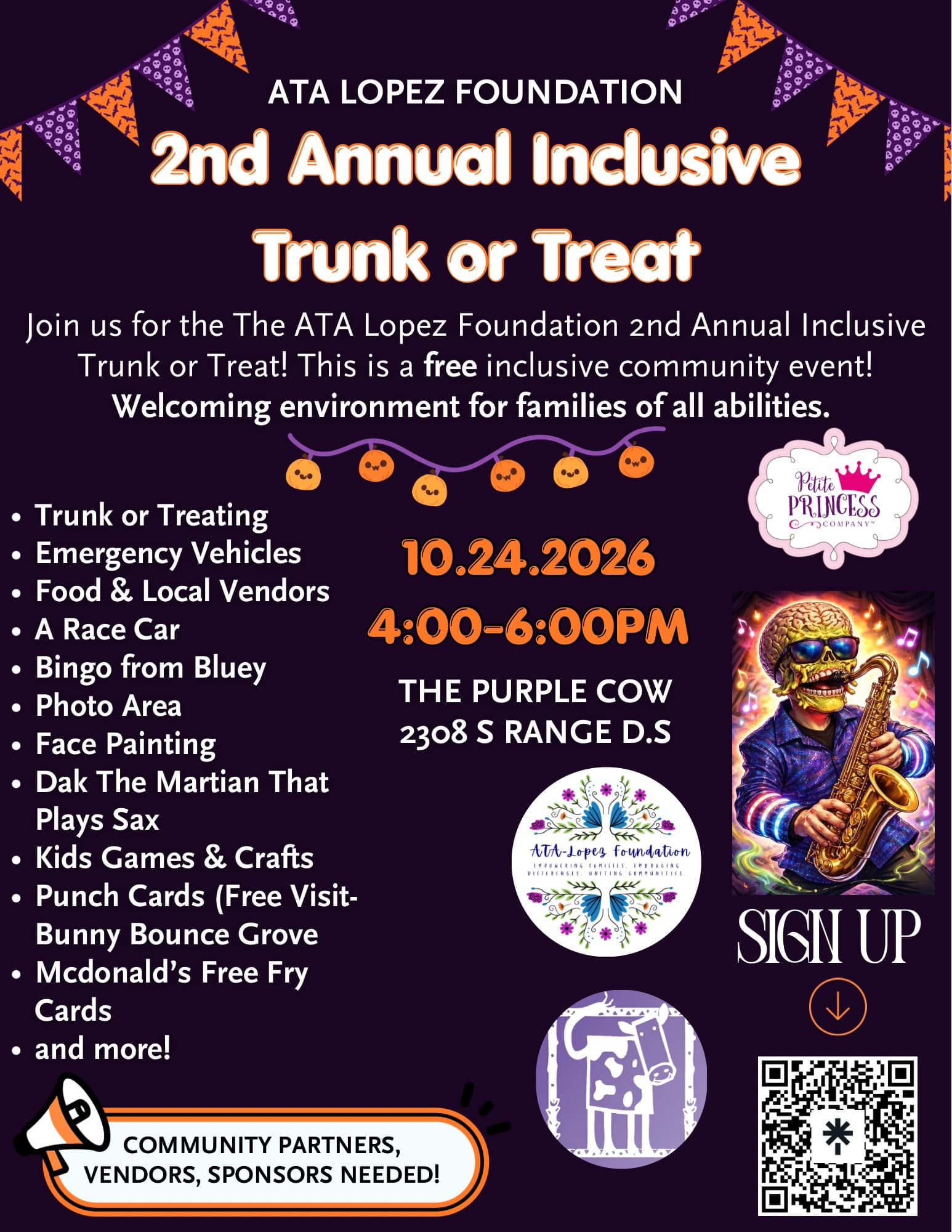 ATA Lopez Foundation 2nd Annual Inclusive Trunk or Treat