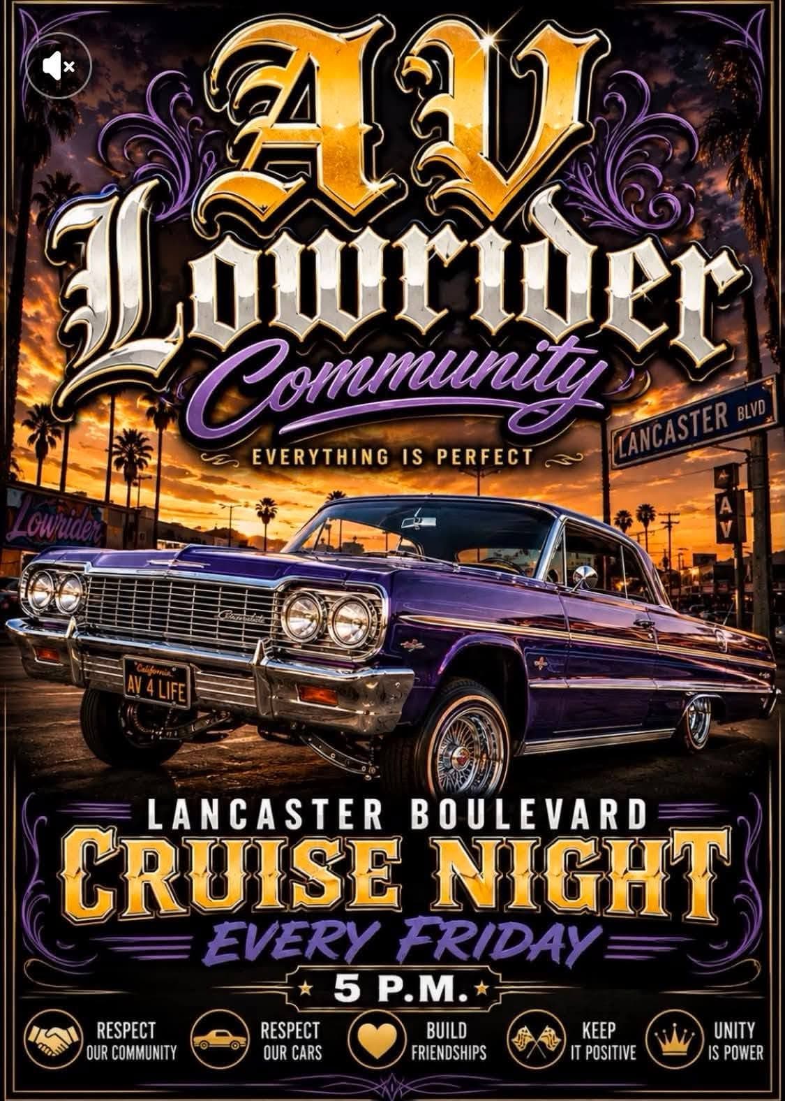 AV Lowrider Community Cruise Night
