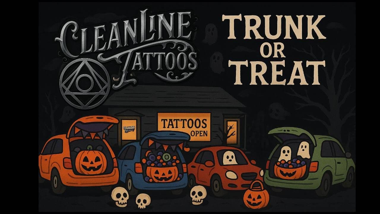 Clean Line Tattoos Trunk or Treat