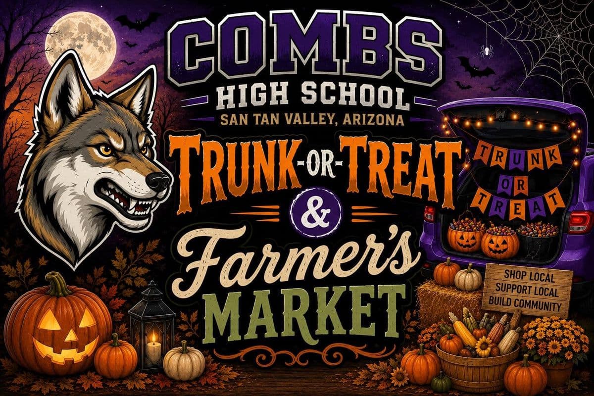 Combs High School Trunk-or-Treat & Farmer’s Market
