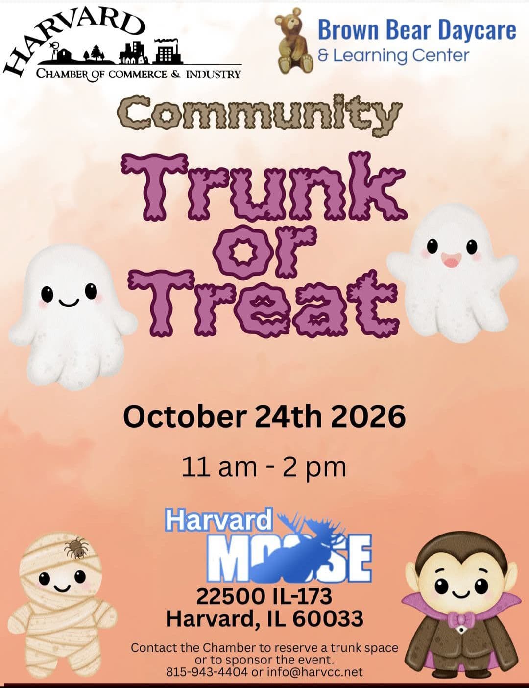 Community Trunk or Treat by Harvard Chamber of Commerce