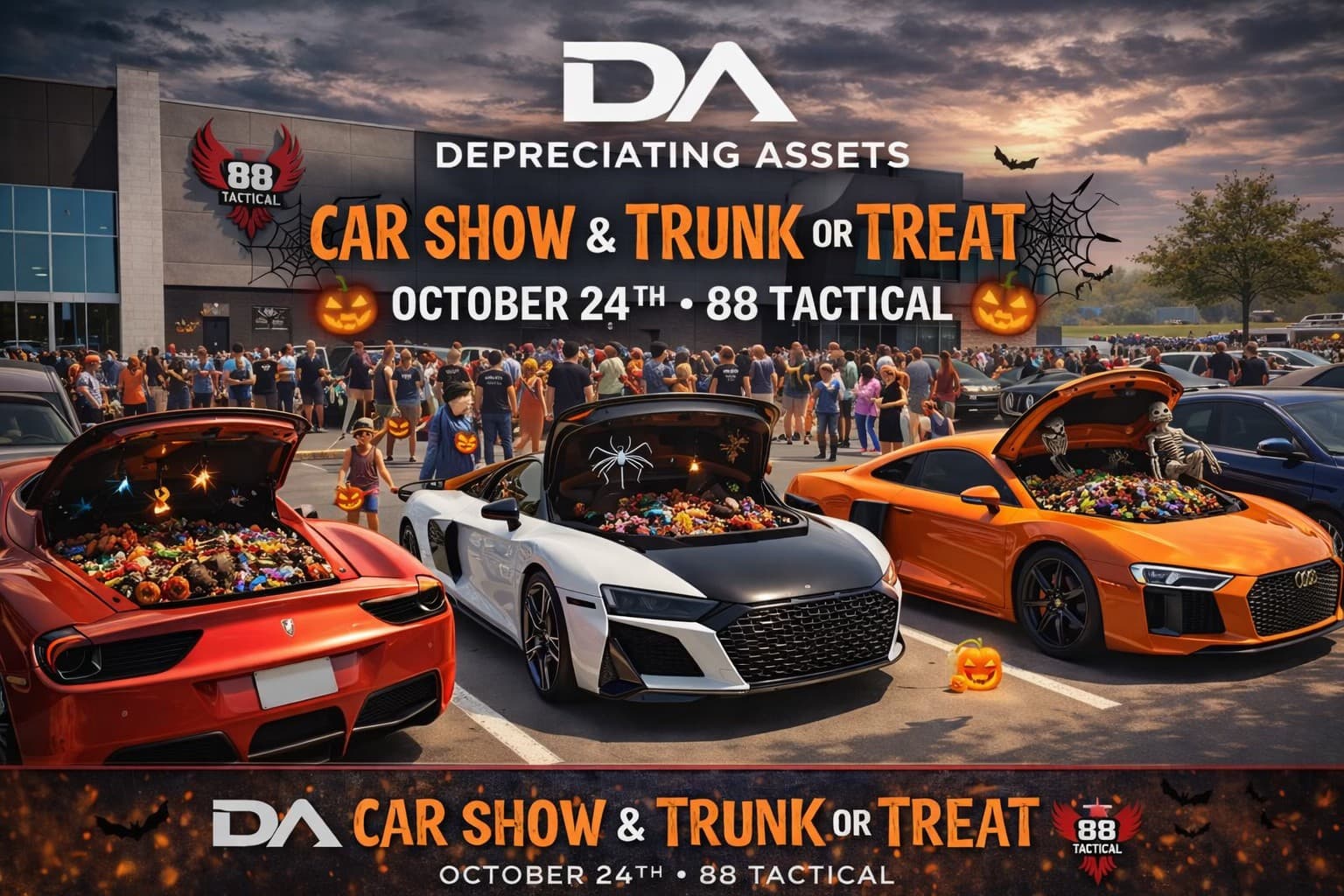 DA Car Show & Trunk or Treat at 88 Tactical